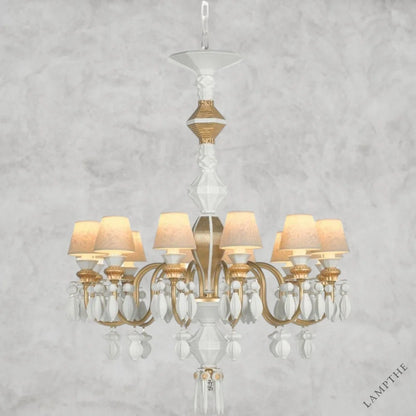 Golden Luster Belle De Nuit 12-Lights Chandelier