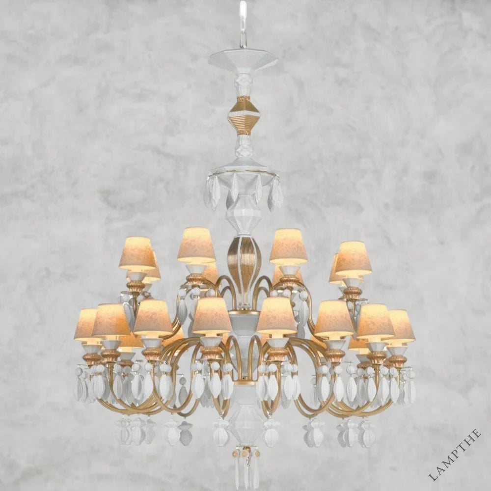 Golden Luster Belle De Nuit 24-Lights Chandelier