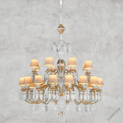 Golden Luster Belle De Nuit 24-Lights Chandelier