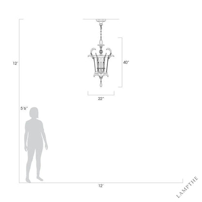 Beveled 3 - Light Chandelier