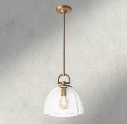 7" D / Brass BOTANIST DOME PENDANT