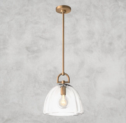 7" D / Brass BOTANIST DOME PENDANT