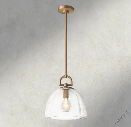 7" D / Brass BOTANIST DOME PENDANT
