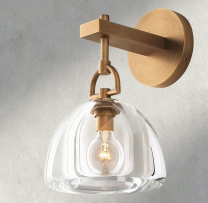 Brass Botanist Dome Sconce