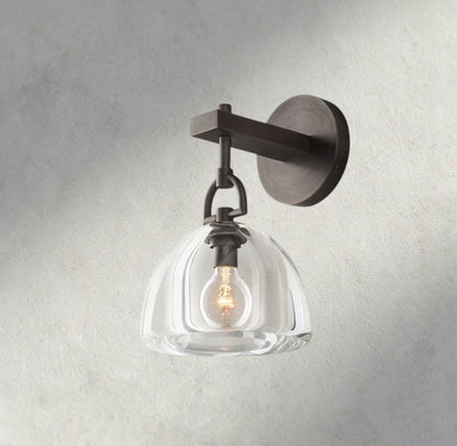 Bronze Botanist Dome Sconce