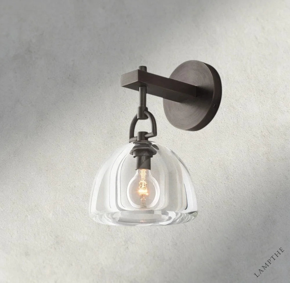 Bronze Botanist Dome Sconce
