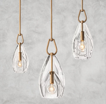 8" / Brass Botanist Flute Pendant