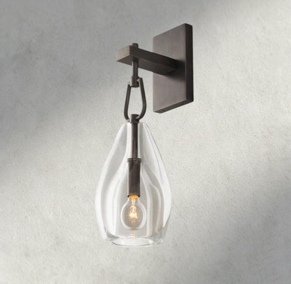 Bronze Botanist Flute Sconce