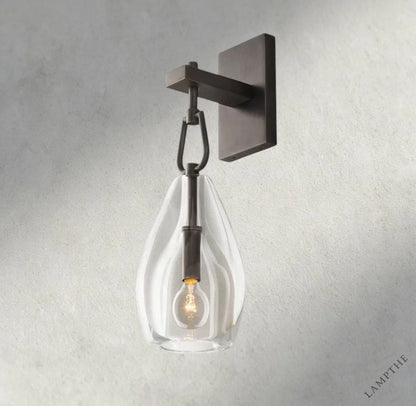 Bronze Botanist Flute Sconce