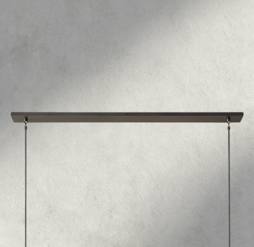 Boule De Cristal Clear Glass Linear Chandelier 48", 60"