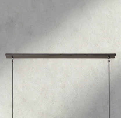 Boule De Cristal Clear Glass Linear Chandelier 48", 60"