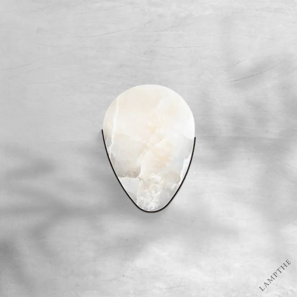 Braden Alabaster Minimalist Wall Sconce