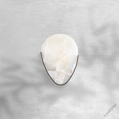 Braden Alabaster Minimalist Wall Sconce