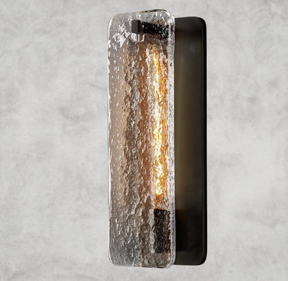 13" / Bronze / Glass Calamette Glass/ Alabaster Sconce 13", 16"