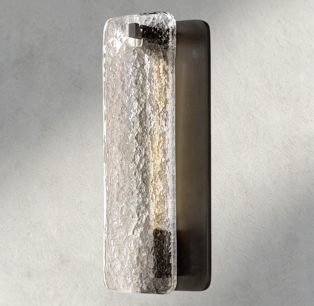 Calamette Glass/ Alabaster Sconce 13", 16"