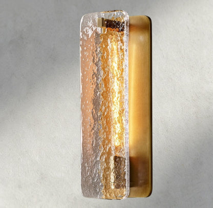 13" / Brass / Glass Calamette Glass/ Alabaster Sconce 13", 16"