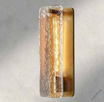13" / Brass / Glass Calamette Glass/ Alabaster Sconce 13", 16"