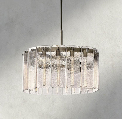 36" / Bronze Calamette Glass Round Chandelier 36", 48", 60"
