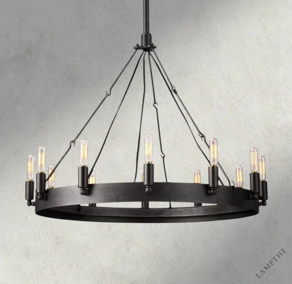 26" / Bronze Camino Round Outdoor Chandelier 26", 38", 50", 63", 73"
