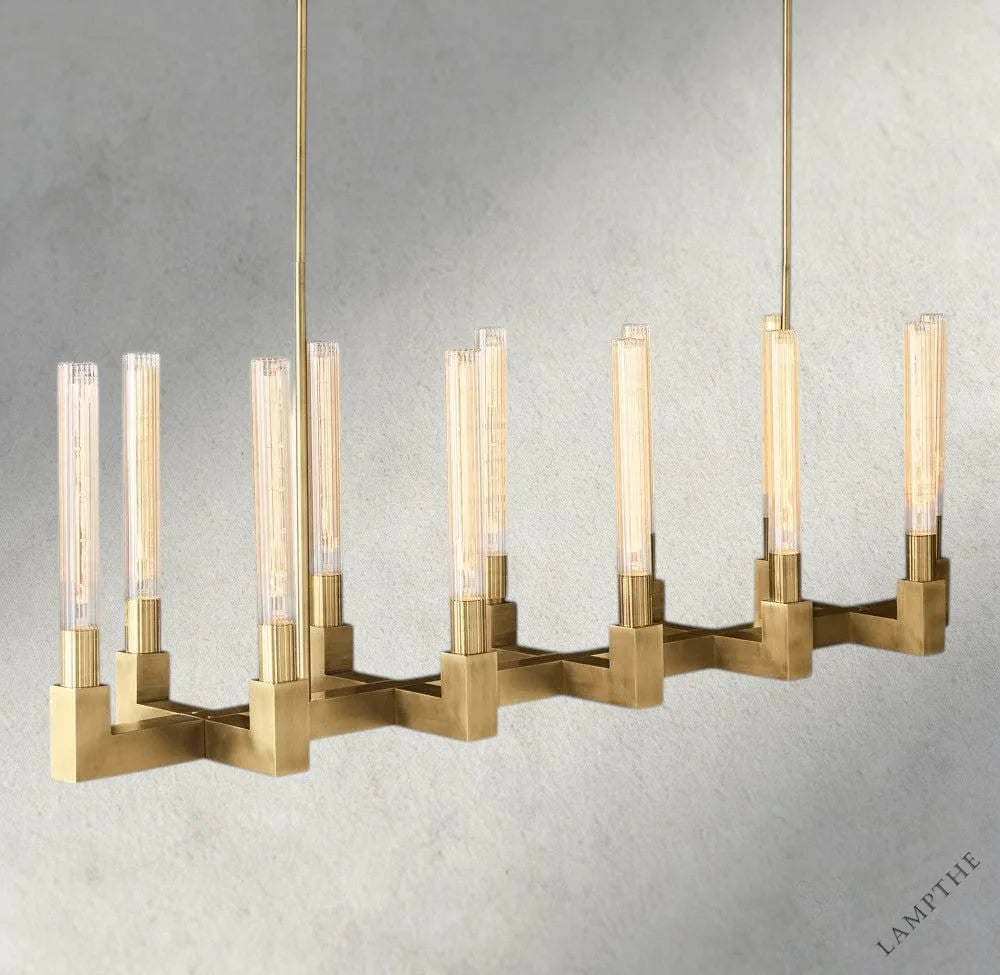 Cannele Linear Chandelier 55", 67"