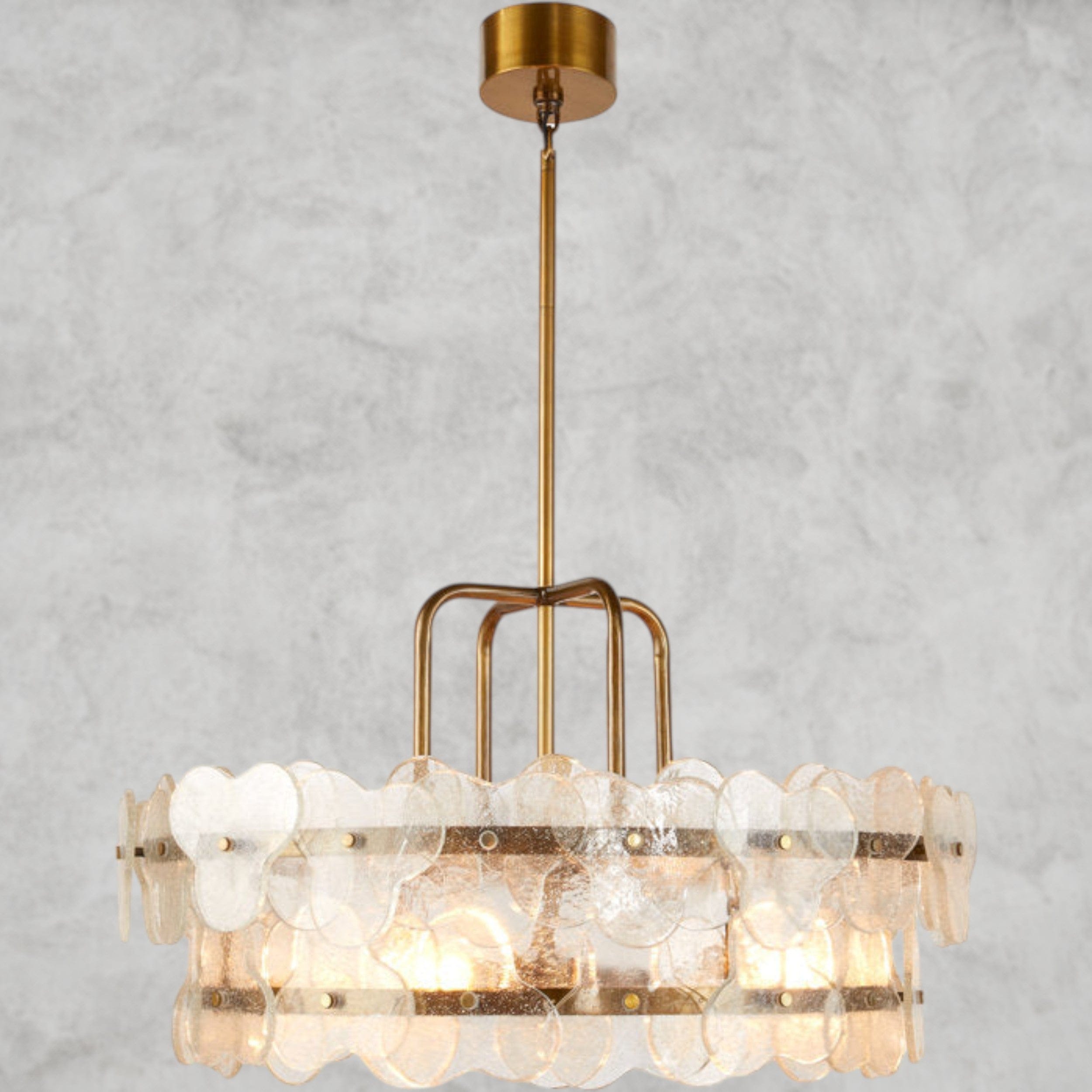 Cascade Glass Chandelier