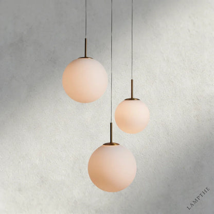 20" / MATTE OPAL Casen Round Chandelier 20", 28", 34", 43"