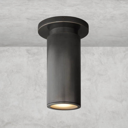 Bronze Champeaux Flushmount 7"