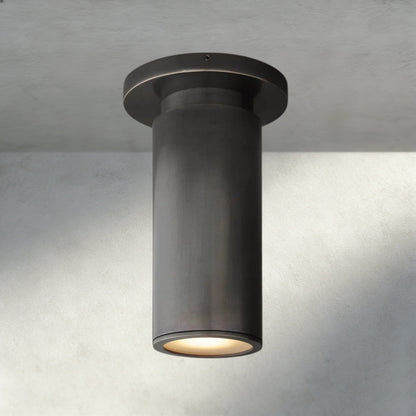 Bronze Champeaux Flushmount 7"