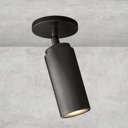 Bronze CHAMPEAUX PIVOTING FLUSHMOUNT 9"