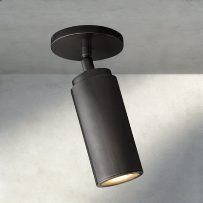 Bronze CHAMPEAUX PIVOTING FLUSHMOUNT 9"