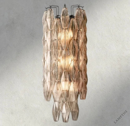 Clear / Bronze CHIARA CLEAR/ SMOKE GLASS GRAND SCONCE 30"