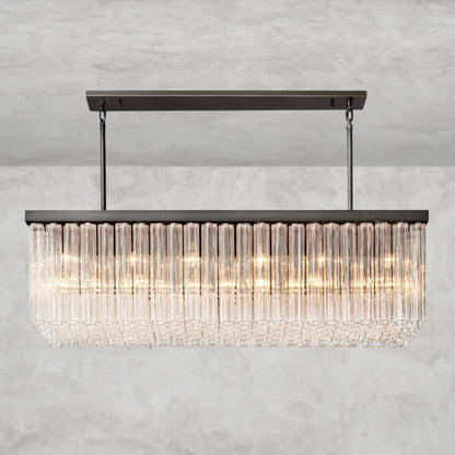 73" / Bronze Cielo Rectangular Chandelier 54", 73"