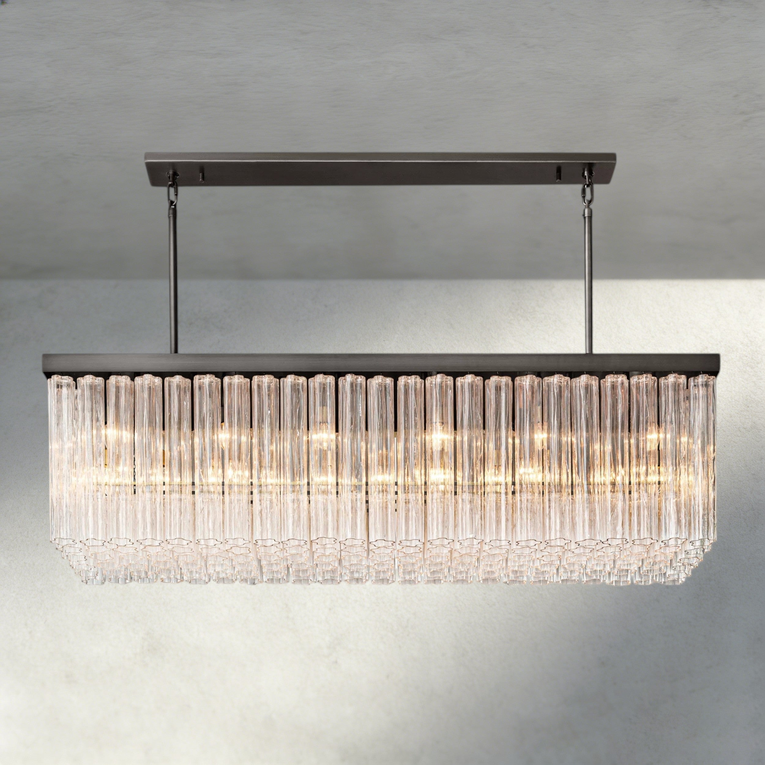 73" / Bronze Cielo Rectangular Chandelier 54", 73"