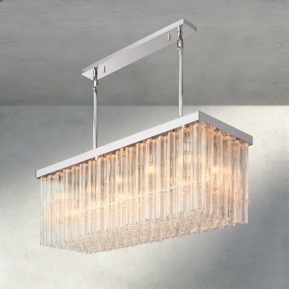 Cielo Rectangular Chandelier 54", 73"