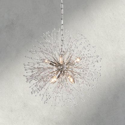 22" / Silver Dandelion Round Chandelier 22", 30", 43"