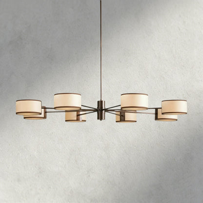 60" / ECRU Daphne Round Chandelier 48", 60"