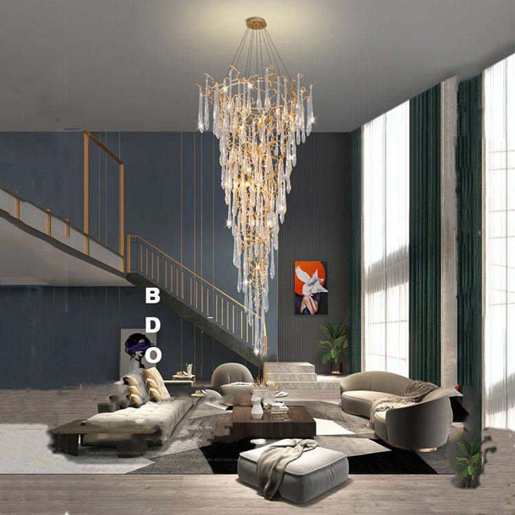 Vanta Branch Crystal Chandelier 47”, 59”, 71”, 95”