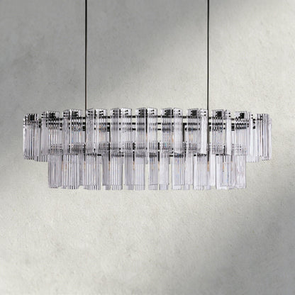 Delsie Oval Chandelier 51", 63", 72"