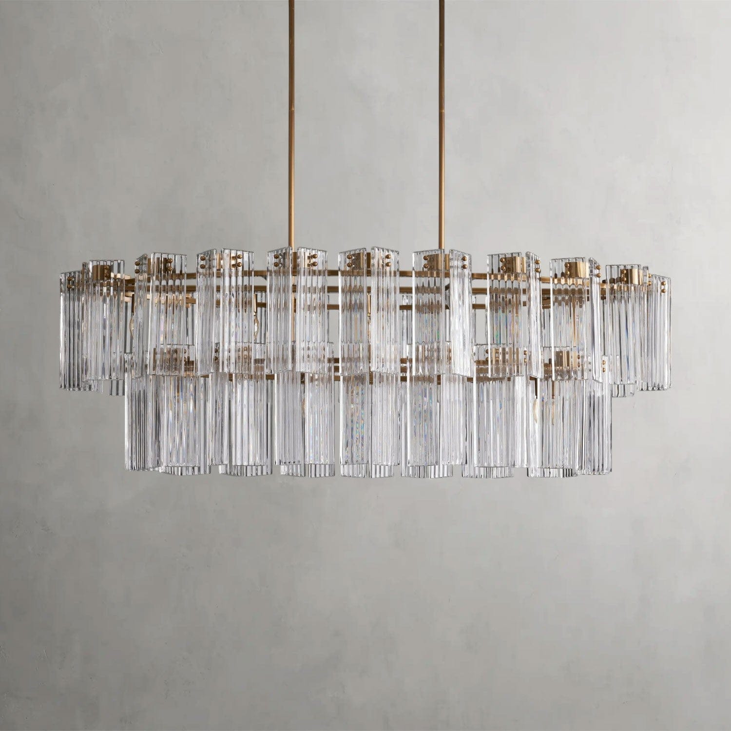 Delsie Oval Chandelier 51", 63", 72"