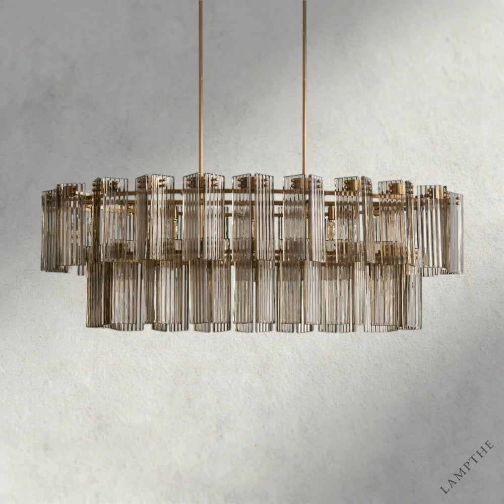 Delsie Oval Chandelier 51", 63", 72"