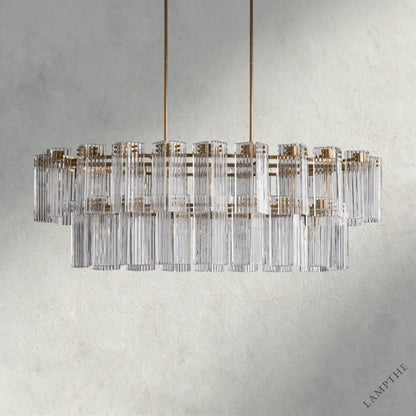 Delsie Oval Chandelier 51", 63", 72"