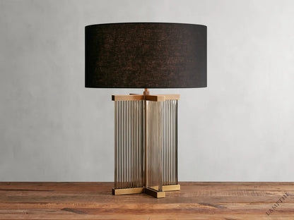 Brass / Smoke / Black Delsie Table Lamp