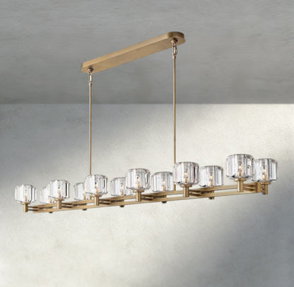 Demaret double Linear chandelier 54", 72"