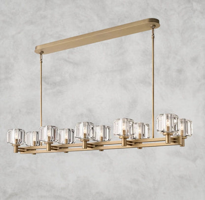 Demaret double Linear chandelier 54", 72"
