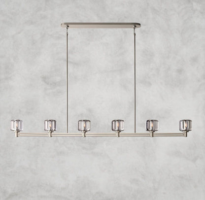 72" / Nickle Demaret Linear Chandelier 54", 72"