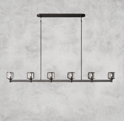 72" / Bronze Demaret Linear Chandelier 54", 72"