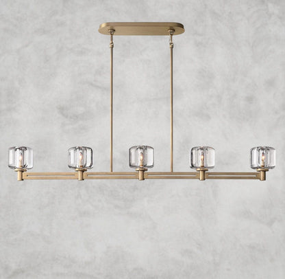 54" / Brass Demaret Linear Chandelier 54", 72"