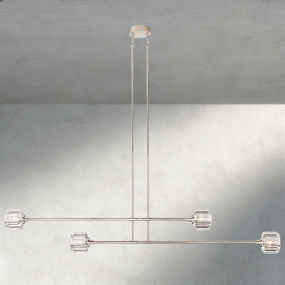 72" / Nickle Demaret Mobile Linear Chandelier 54", 72"