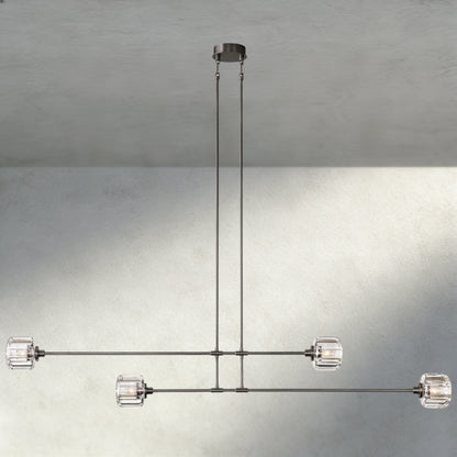 72" / Bronze Demaret Mobile Linear Chandelier 54", 72"