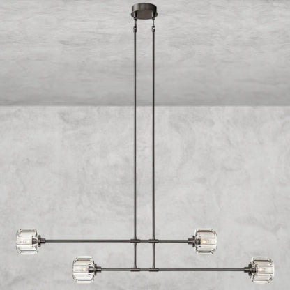 54" / Bronze Demaret Mobile Linear Chandelier 54", 72"